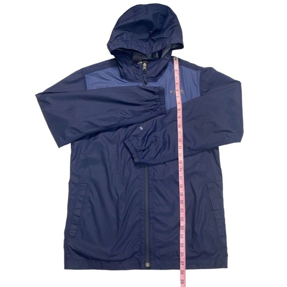 The North Face Dryvent Boy's Size XL Blue Hodded Rain Windbreaker Jacket - Picture 3 of 9